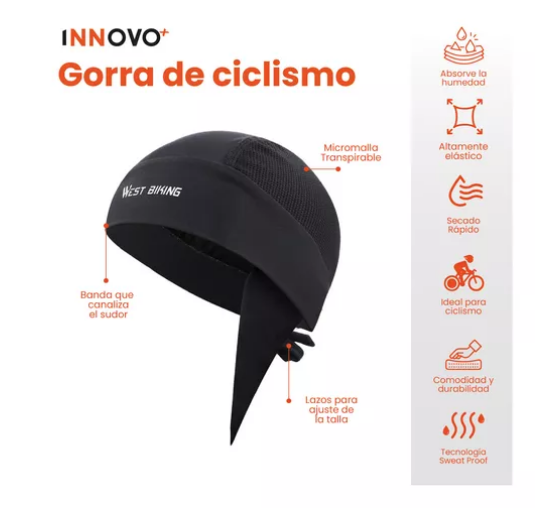 GORRO Para Casco Ciclismo Moto Balaclava