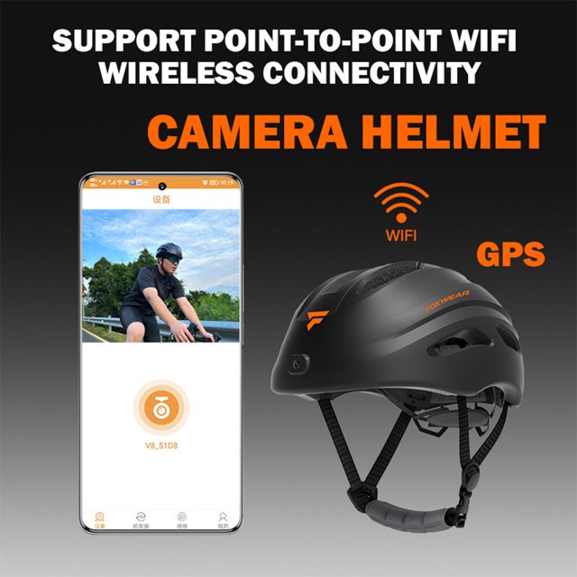 CASCO Inteligente Con Cámara V8
